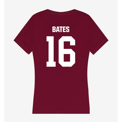 Colgate - NCAA Football : Ricky Bates - Women's V-Neck T-Shirt-1