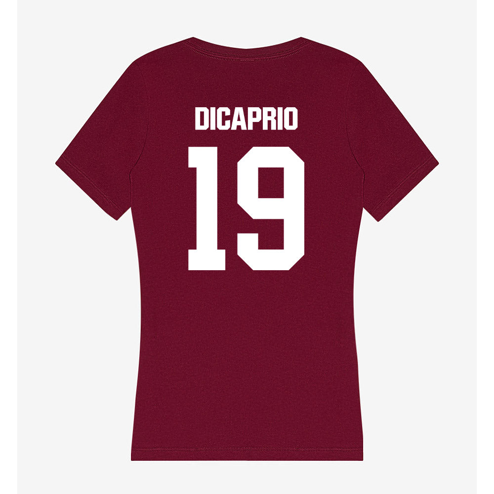 Colgate - NCAA Women's Soccer : Nikki DiCaprio - Women's V-Neck T-Shirt-1