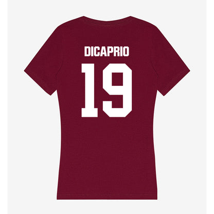 Colgate - NCAA Women's Soccer : Nikki DiCaprio - Women's V-Neck T-Shirt-1
