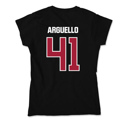 Lenoir Rhyne - NCAA Men's Soccer : Keowen Arguello - Classic Shersey Soft Style Women’s T-Shirt-1