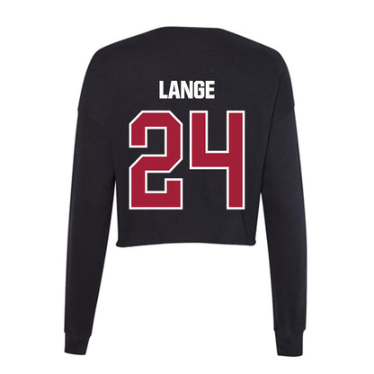 Lenoir Rhyne - NCAA Softball : Kennedy Lange - Classic Shersey Women's Cropped Crew Fleece-1