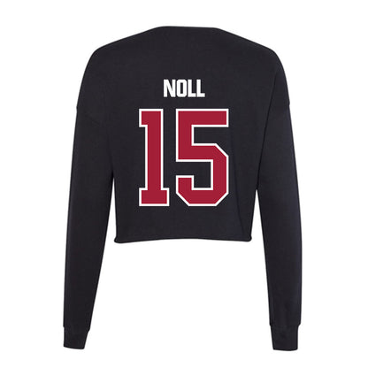 Lenoir Rhyne - NCAA Women's Soccer : Skylar Noll - Classic Shersey Women's Cropped Crew Fleece-1
