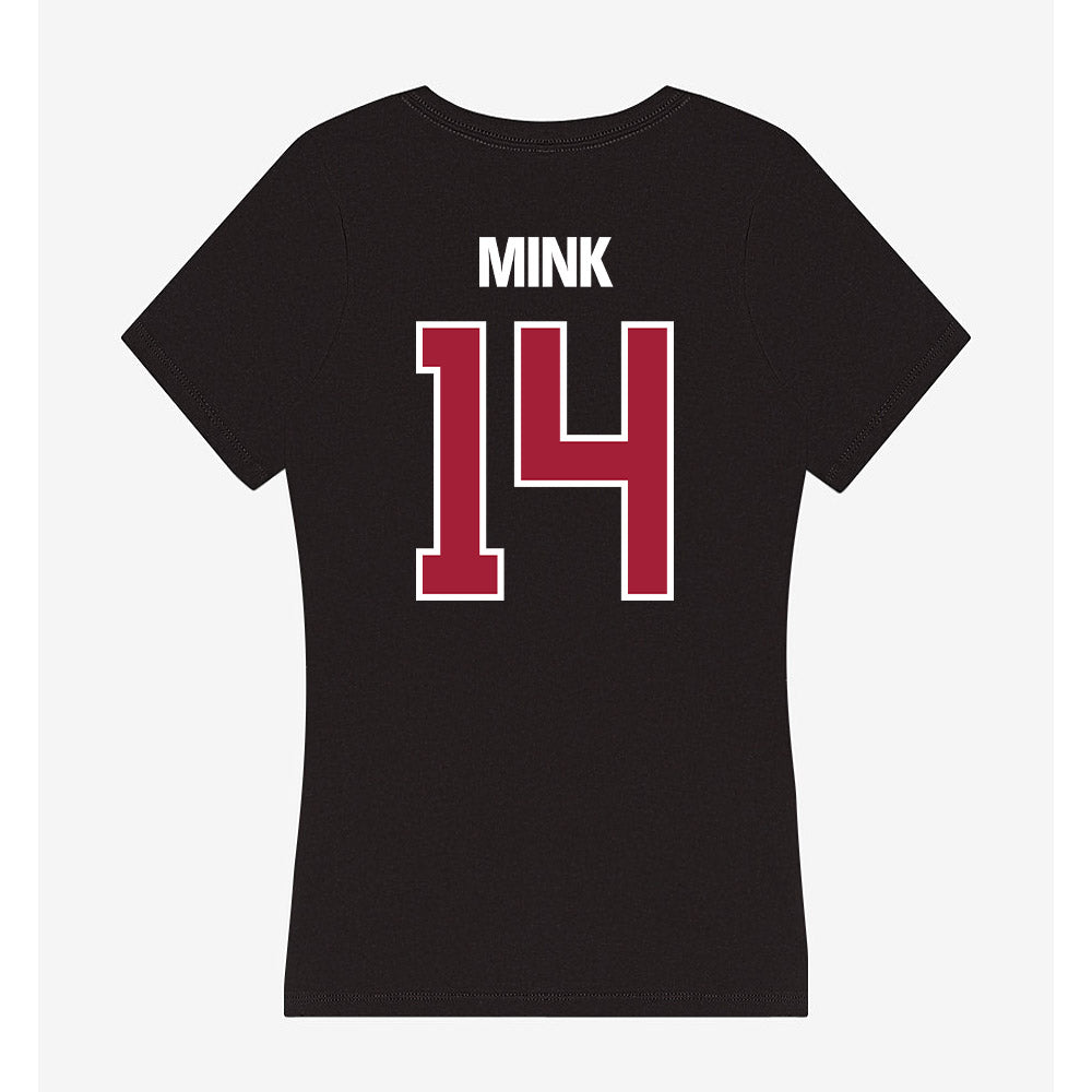 Lenoir Rhyne - NCAA Men's Lacrosse : John Mink - Classic Shersey Women's V-Neck T-Shirt-1