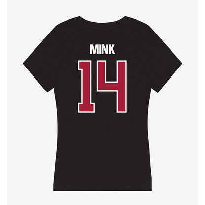 Lenoir Rhyne - NCAA Men's Lacrosse : John Mink - Classic Shersey Women's V-Neck T-Shirt-1