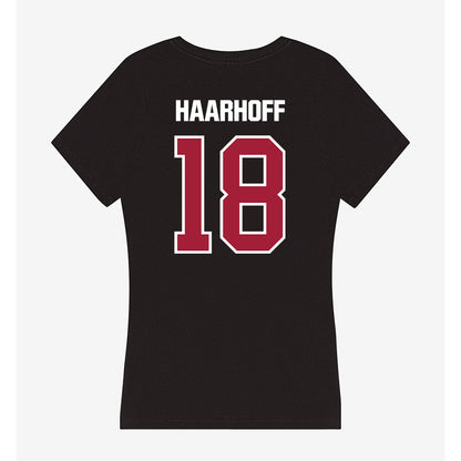 Lenoir Rhyne - NCAA Women's Lacrosse : Ella Haarhoff - Women's V-Neck T-Shirt-1