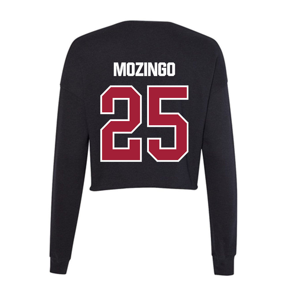 Lenoir Rhyne - NCAA Baseball : Joe Mozingo - Women's Cropped Crew Fleece-1