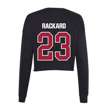 Lenoir Rhyne - NCAA Softball : Katelyn Rackard - Women's Cropped Crew Fleece-1