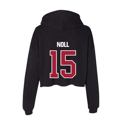 Lenoir Rhyne - NCAA Women's Soccer : Skylar Noll - Classic Shersey Women's Crop Fleece Hoodie-1