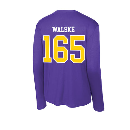 UWSP - NCAA Wrestling : Kyler Walske - Activewear Long Sleeve T-Shirt-1