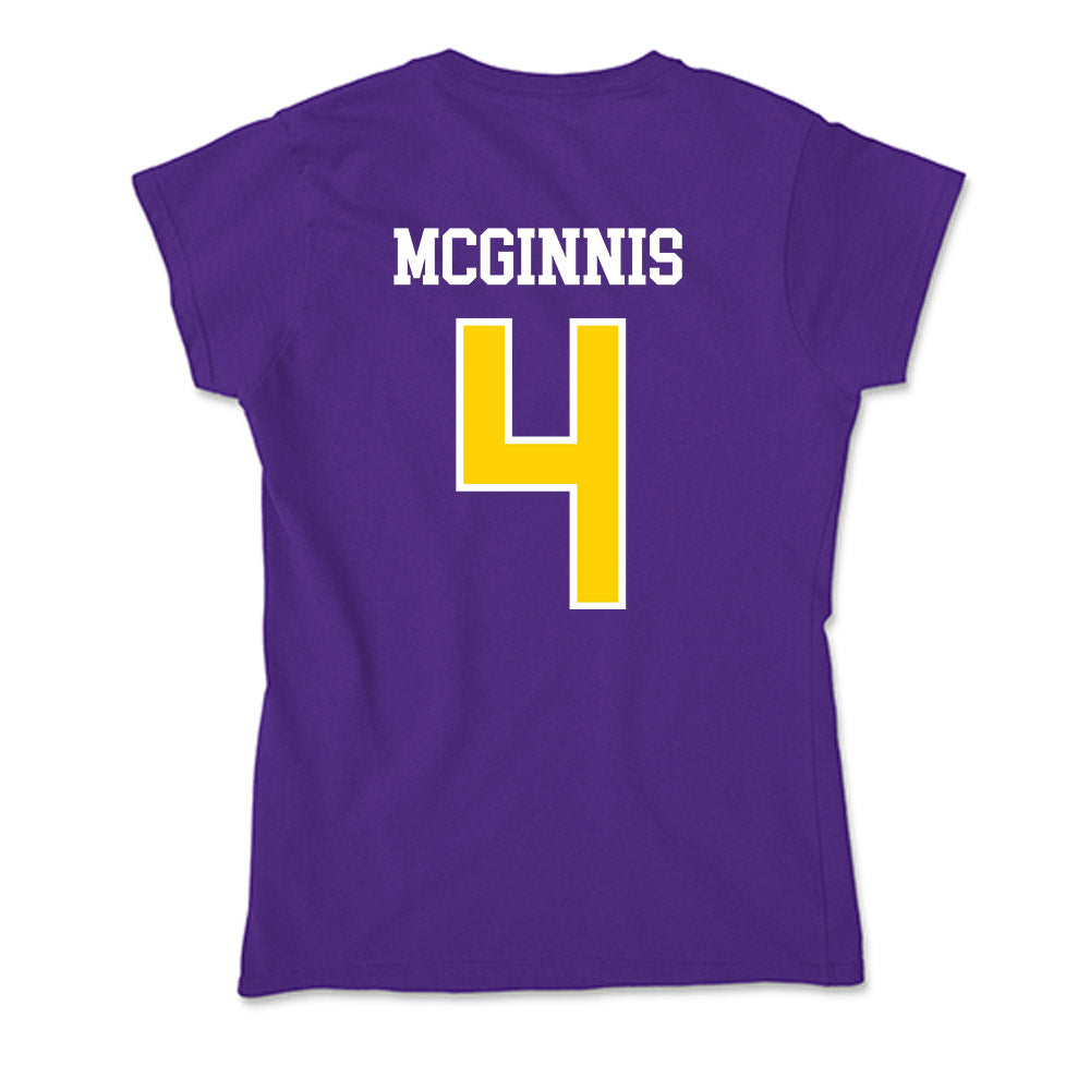 UWSP - NCAA Men's Soccer : Charlie McGinnis - Soft Style Women’s T-Shirt-1