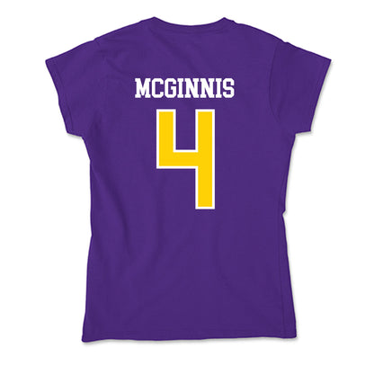 UWSP - NCAA Men's Soccer : Charlie McGinnis - Soft Style Women’s T-Shirt-1