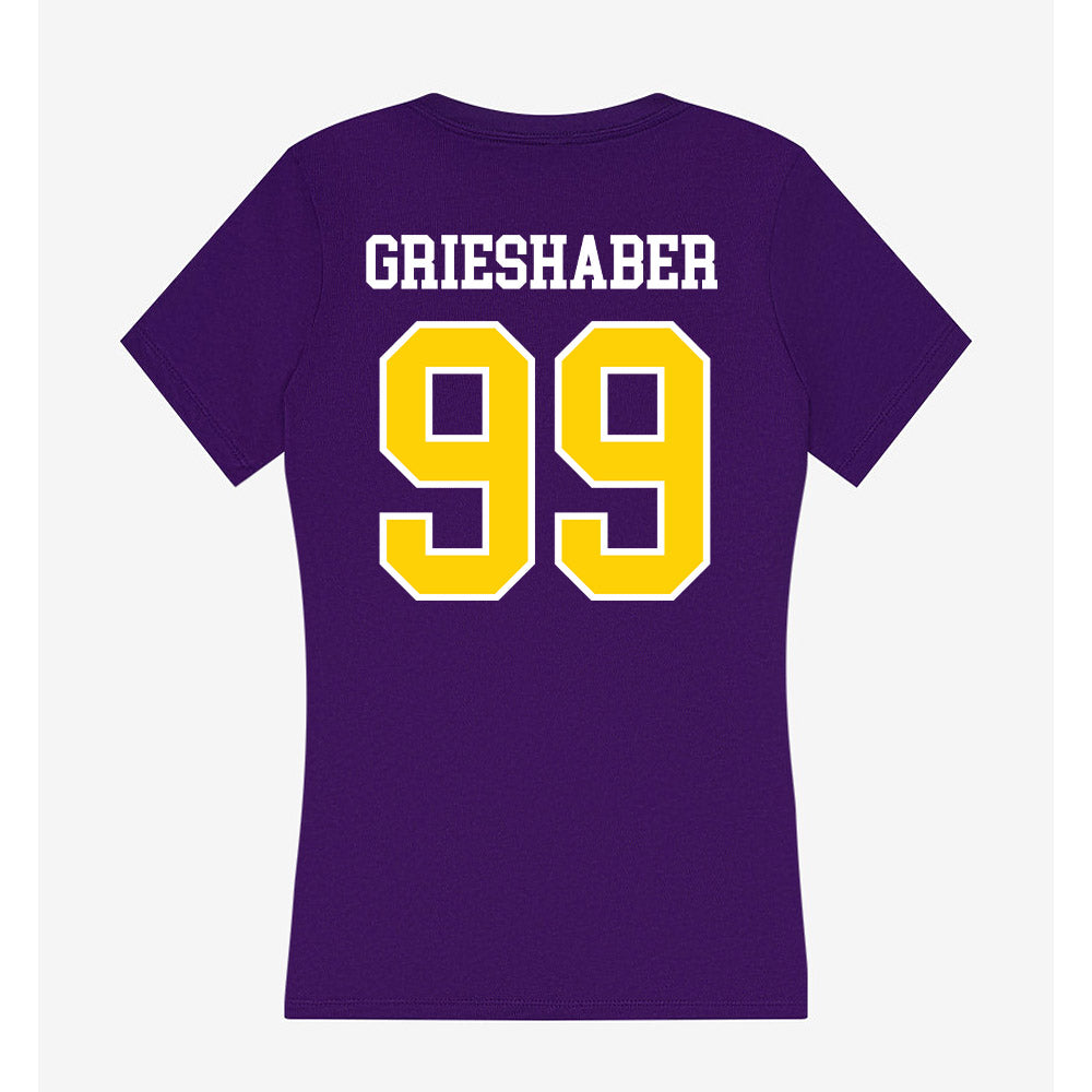 UWSP - NCAA Men's Soccer : Noah Grieshaber - Women's V-Neck T-Shirt-1