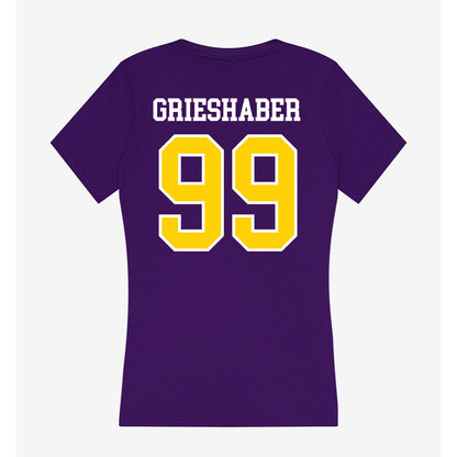 UWSP - NCAA Men's Soccer : Noah Grieshaber - Women's V-Neck T-Shirt-1