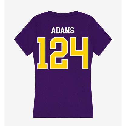 UWSP - NCAA Wrestling : Amelia Adams - Women's V-Neck T-Shirt-1
