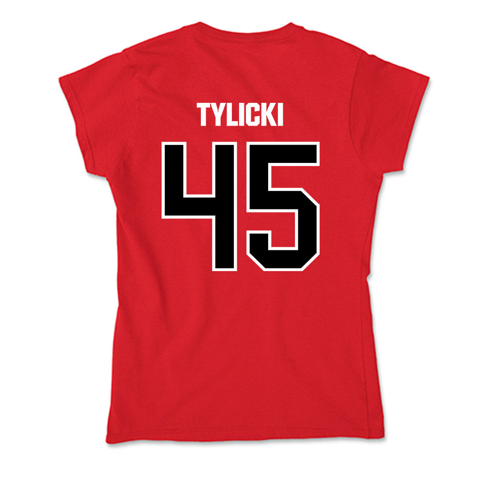 Youngstown State - NCAA Baseball : JJ Tylicki - Soft Style Women’s T-Shirt-1