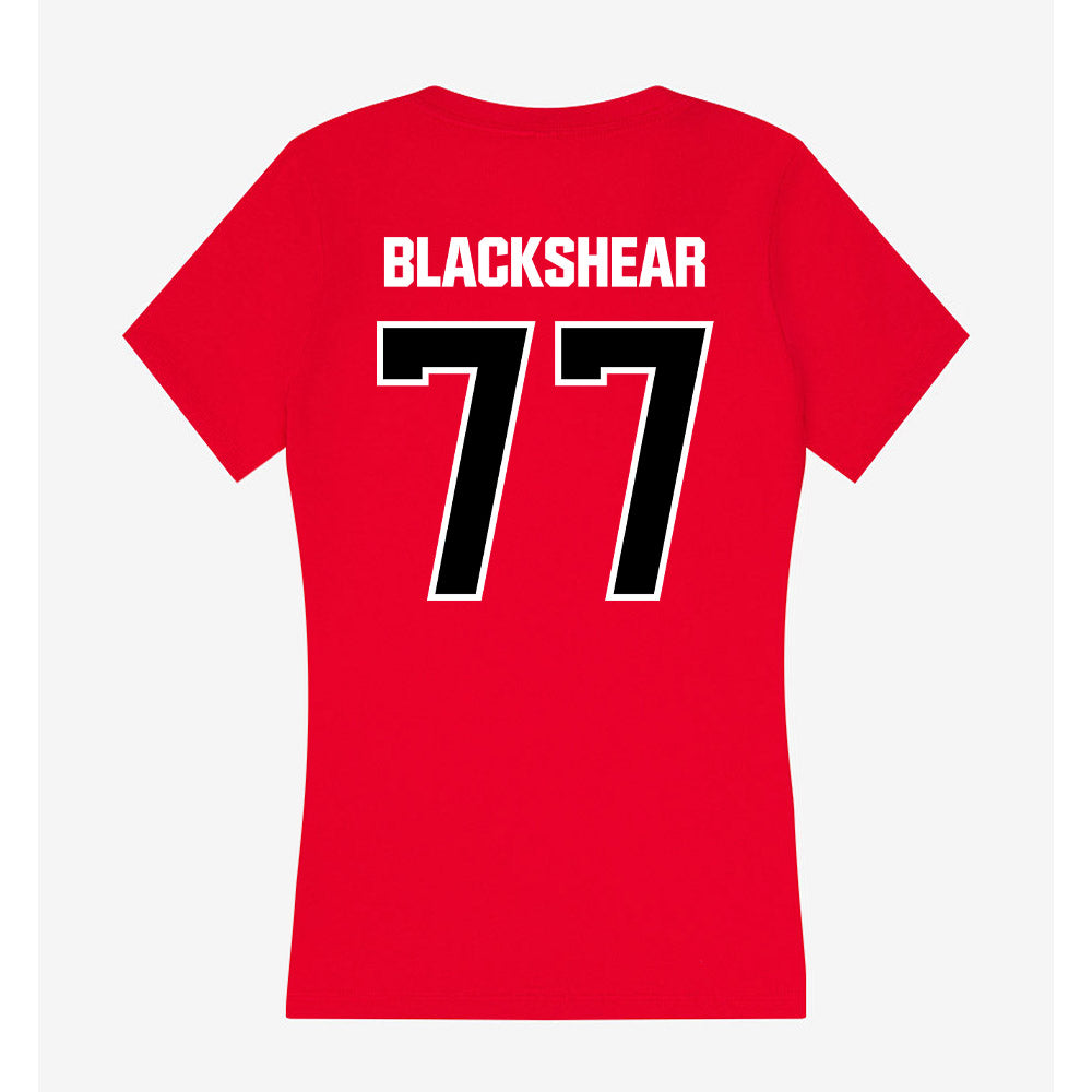 Youngstown State - NCAA Men's Basketball : Tae Blackshear - Women's V-Neck T-Shirt-1