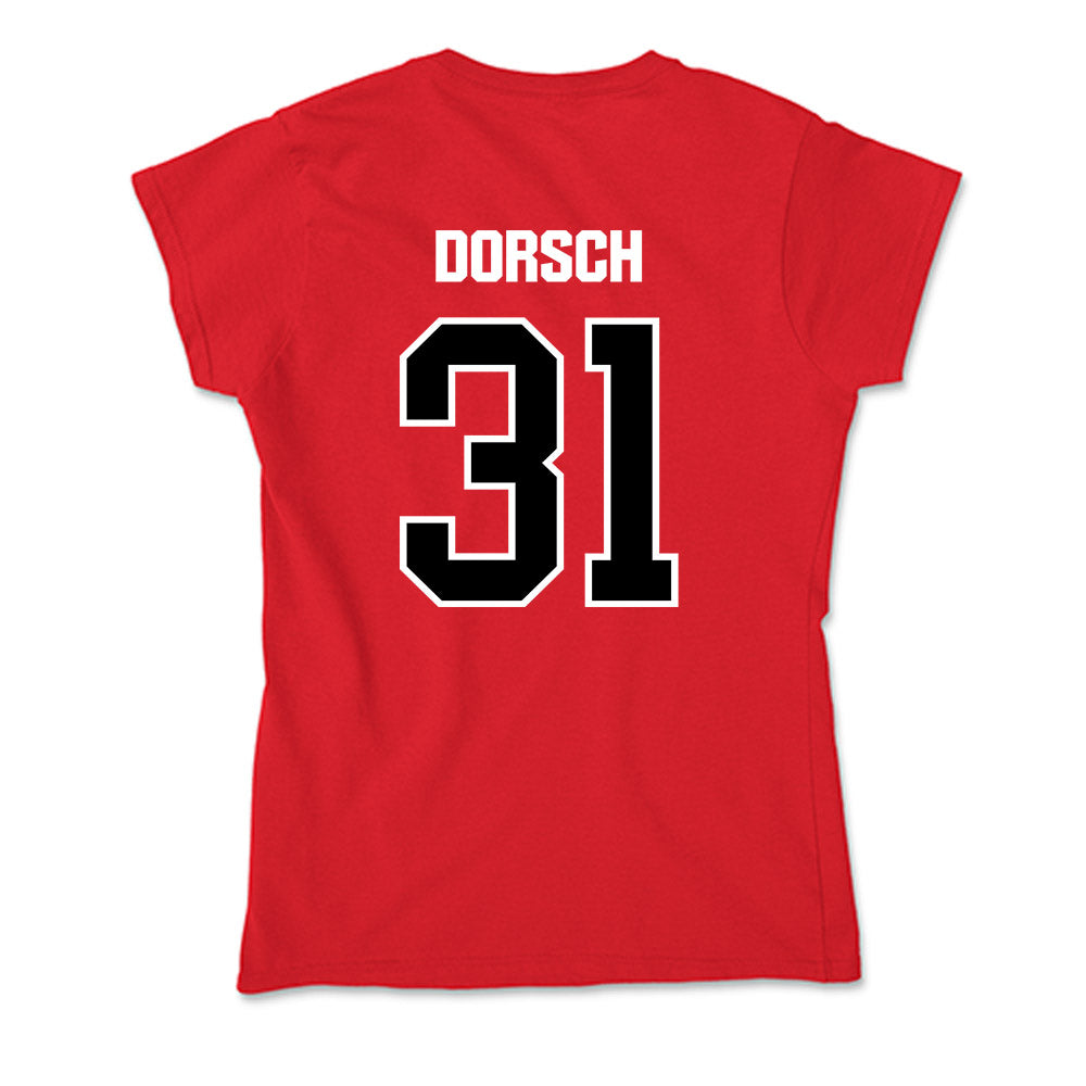 Youngstown State - NCAA Baseball : Aidan Dorsch - Soft Style Women’s T-Shirt-1