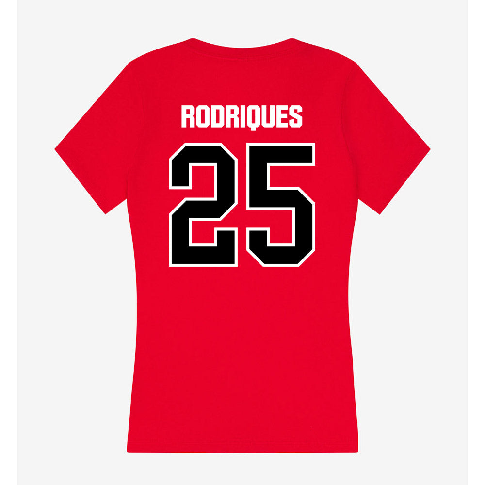 Youngstown State - NCAA Baseball : Michael Rodriques - Women's V-Neck T-Shirt-1