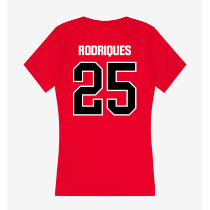 Youngstown State - NCAA Baseball : Michael Rodriques - Women's V-Neck T-Shirt-1