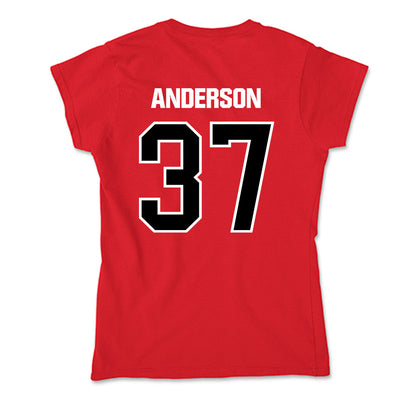 Youngstown State - NCAA Football : Evan Anderson - Soft Style Women’s T-Shirt-1