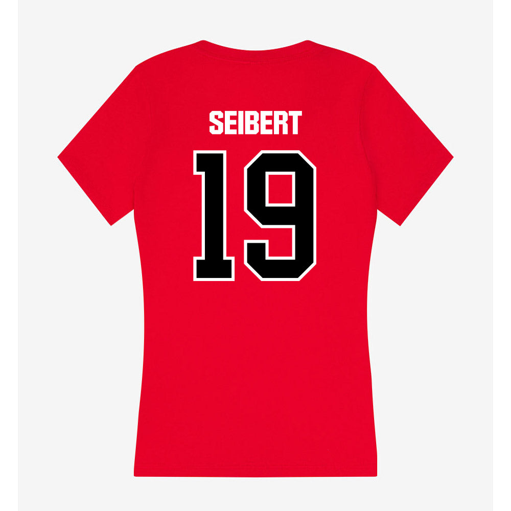 Youngstown State - NCAA Football : Colin Seibert - Women's V-Neck T-Shirt-1