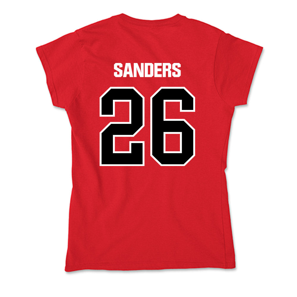 Youngstown State - NCAA Football : Jeremiah Sanders - Soft Style Women’s T-Shirt-1