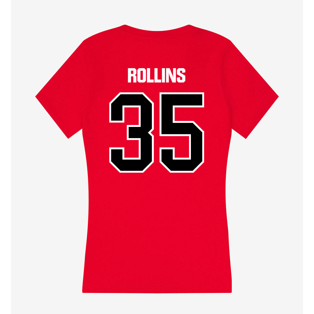 Youngstown State - NCAA Football : Graydon Rollins - Women's V-Neck T-Shirt-1