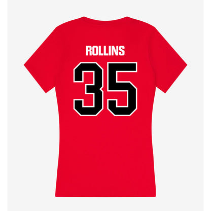 Youngstown State - NCAA Football : Graydon Rollins - Women's V-Neck T-Shirt-1