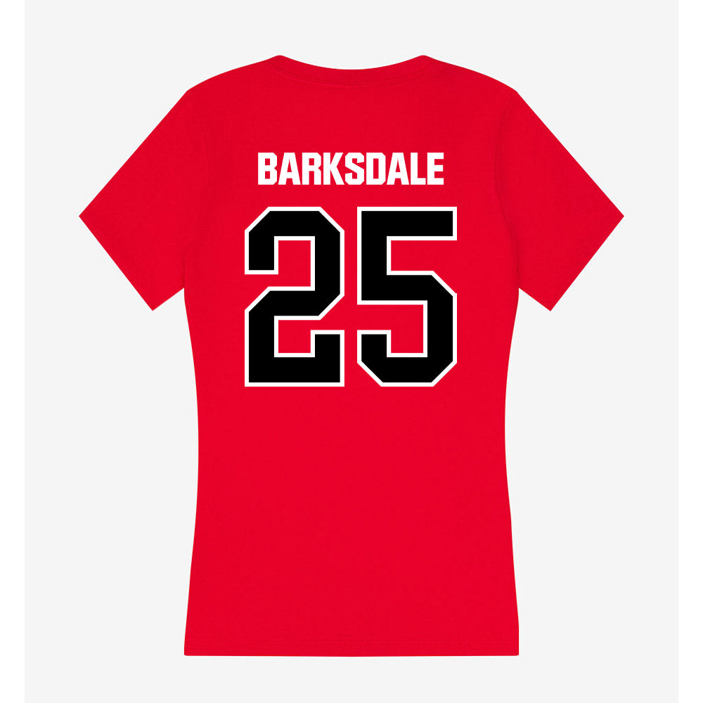 Youngstown State - NCAA Football : Donald Barksdale - Women's V-Neck T-Shirt-1