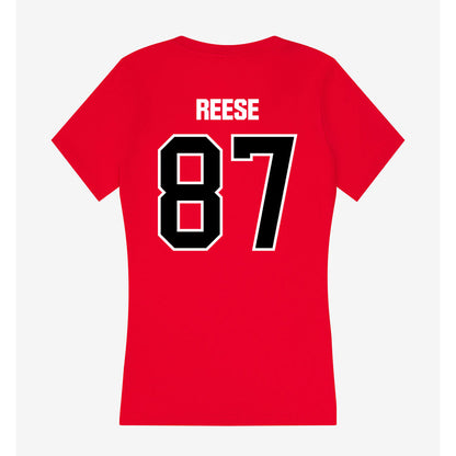 Youngstown State - NCAA Football : Alex Reese - Women's V-Neck T-Shirt-1