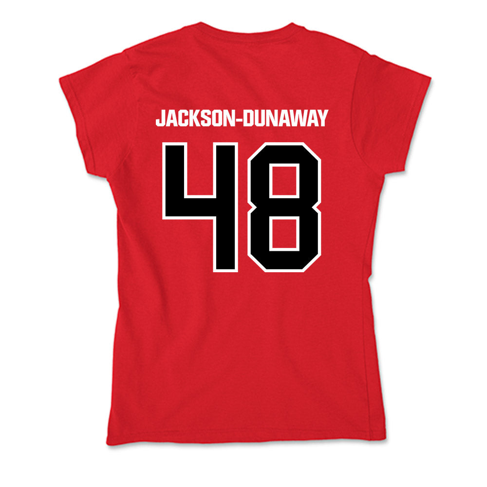 Youngstown State - NCAA Football : Andrew Jackson-Dunaway - Soft Style Women’s T-Shirt-1