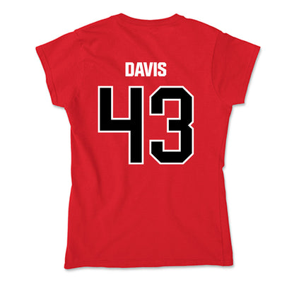 Youngstown State - NCAA Baseball : Braedon Davis - Soft Style Women’s T-Shirt-1