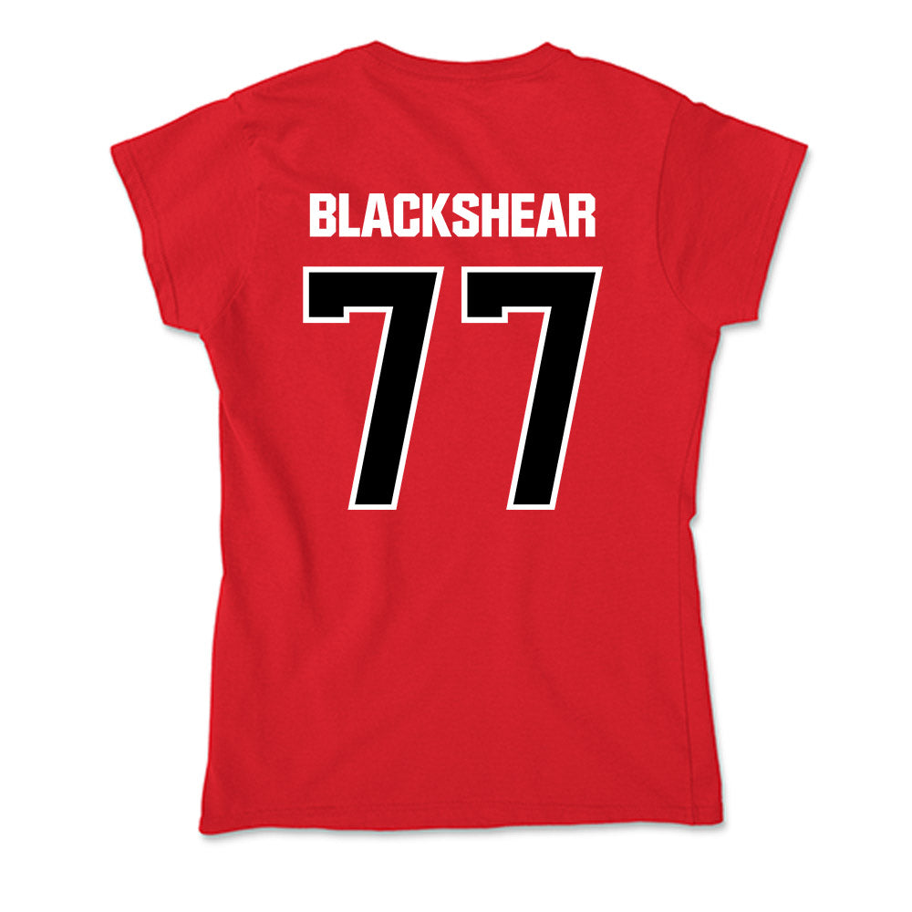 Youngstown State - NCAA Men's Basketball : Tae Blackshear - Soft Style Women’s T-Shirt-1