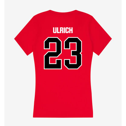 Youngstown State - NCAA Baseball : Sloan Ulrich - Women's V-Neck T-Shirt-1