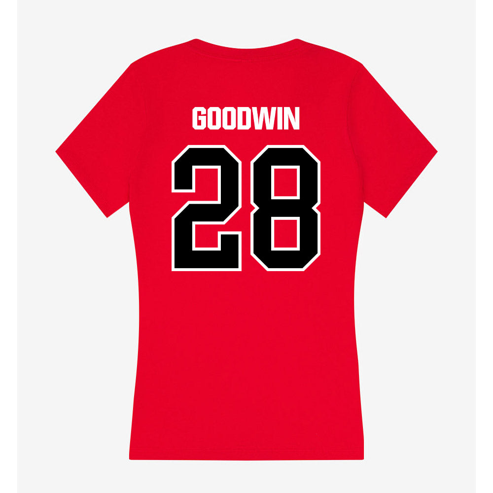 Youngstown State - NCAA Baseball : Nic Goodwin - Women's V-Neck T-Shirt-1