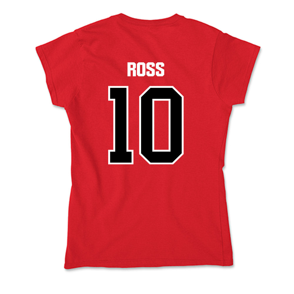 Youngstown State - NCAA Baseball : Nate Ross - Soft Style Women’s T-Shirt-1