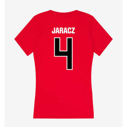 Youngstown State - NCAA Women's Soccer : Mara Jaracz - Women's V-Neck T-Shirt-1