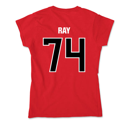 Youngstown State - NCAA Football : Ethan Ray - Soft Style Women’s T-Shirt-1
