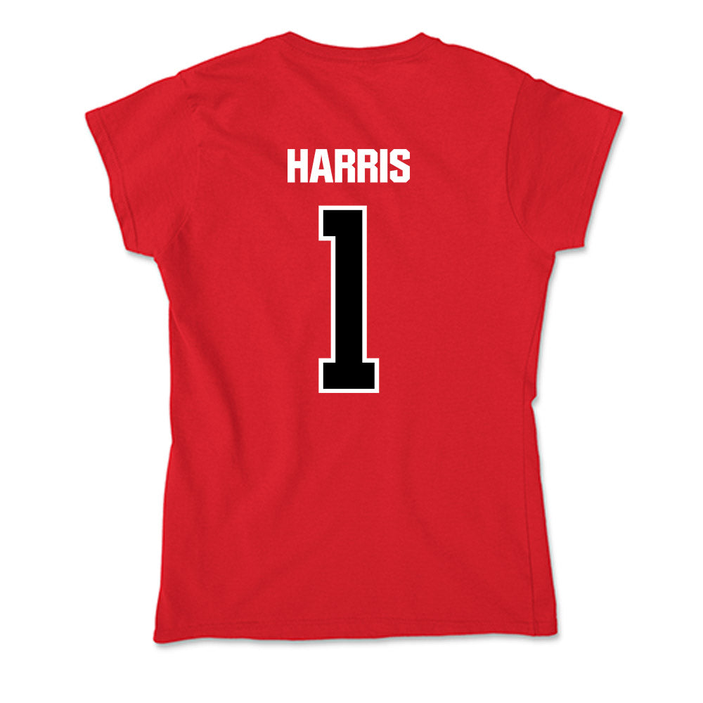 Youngstown State - NCAA Football : Dimetrius Harris - Soft Style Women’s T-Shirt-1