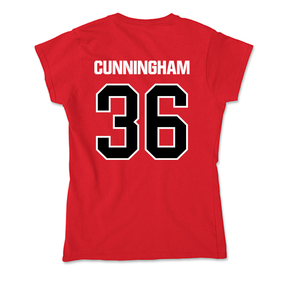 Youngstown State - NCAA Football : Carson Cunningham - Soft Style Women’s T-Shirt-1