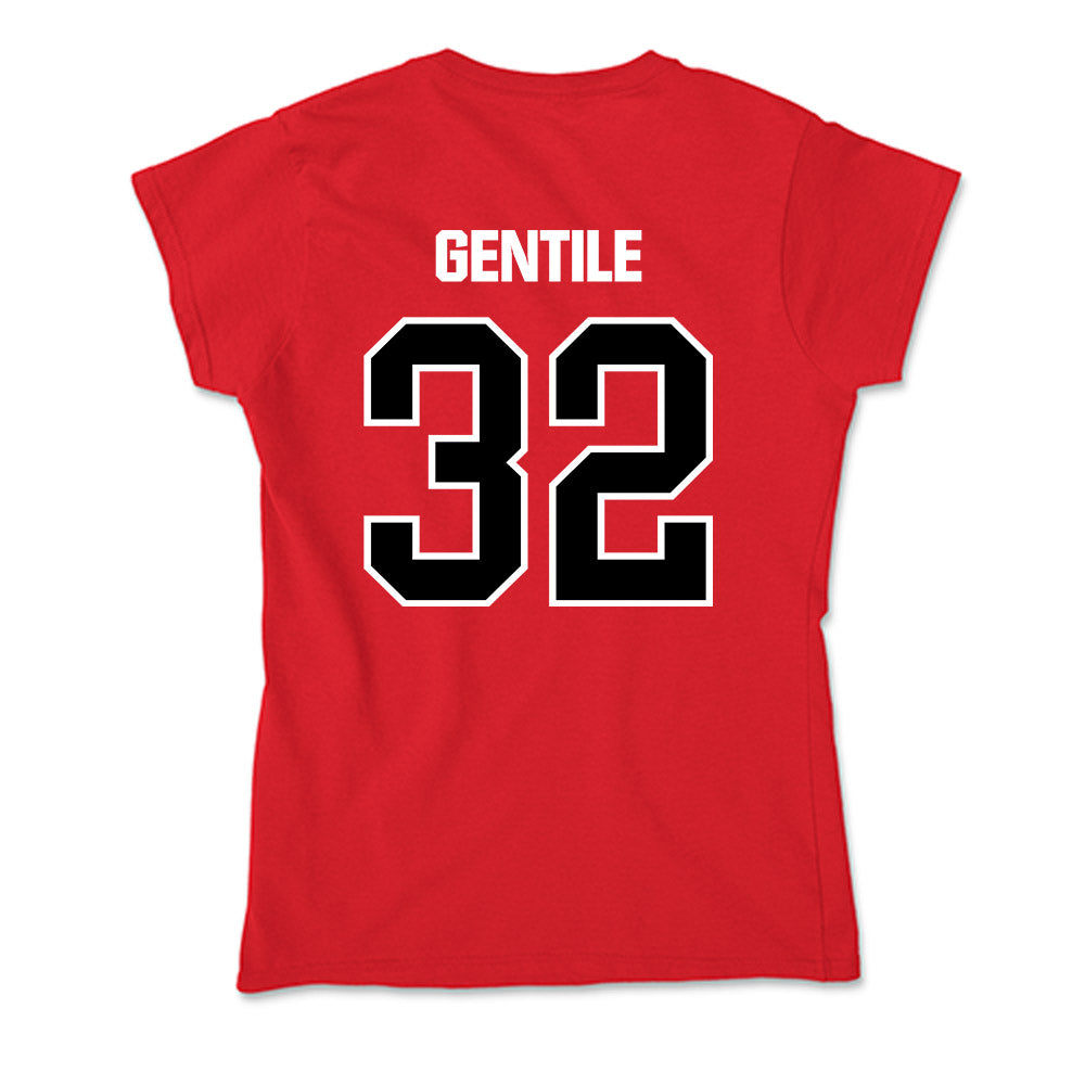 Youngstown State - NCAA Football : Dante Gentile - Soft Style Women’s T-Shirt-1