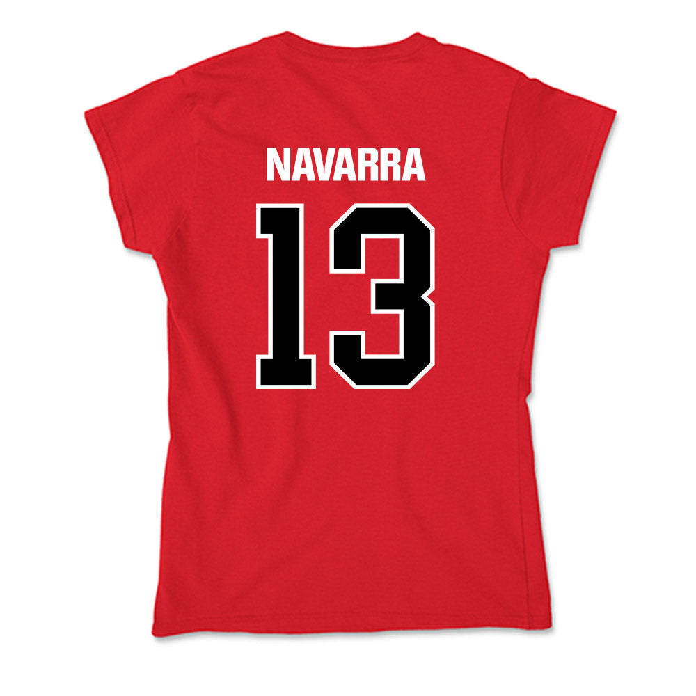 Youngstown State - NCAA Men's Basketball : Markus Navarra - Soft Style Women’s T-Shirt-1