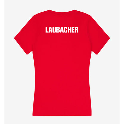 Youngstown State - NCAA Men's Track & Field : Luke Laubacher - Women's V-Neck T-Shirt-1