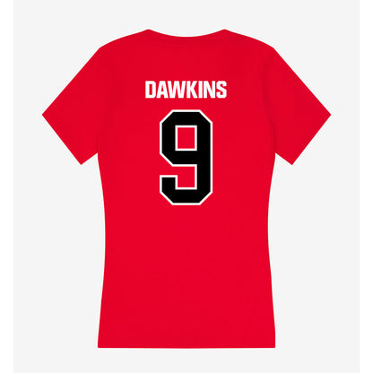 Youngstown State - NCAA Men's Basketball : Bryson Dawkins - Women's V-Neck T-Shirt-1