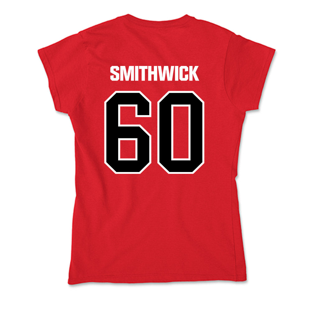 Youngstown State - NCAA Football : Najwan Smithwick - Soft Style Women’s T-Shirt-1