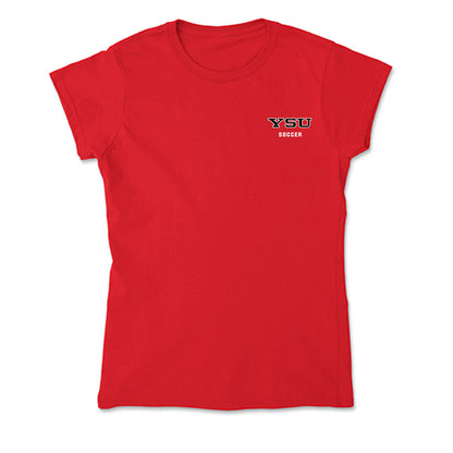 Youngstown State - NCAA Women's Soccer : Emma Berdiner - Soft Style Women’s T-Shirt-0