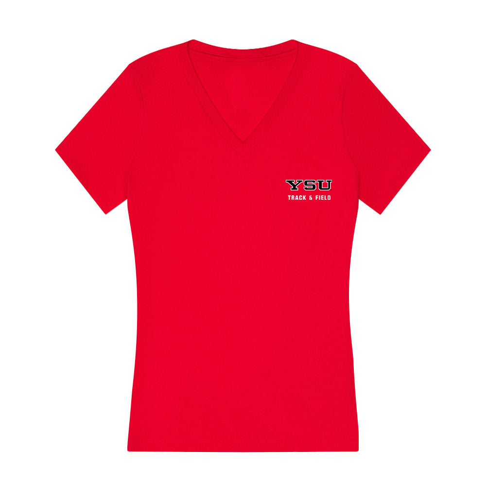 Youngstown State - NCAA Men's Track & Field : Owen Pfeifer - Women's V-Neck T-Shirt-0