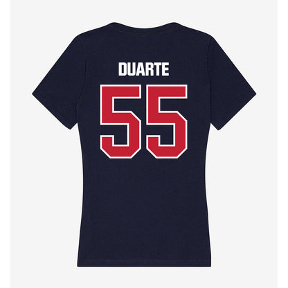 Richmond - NCAA Baseball : Sawyer Duarte - Women's V-Neck T-Shirt-1