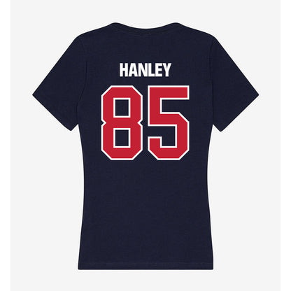 Richmond - NCAA Football : Nick Hanley - Women's V-Neck T-Shirt-1