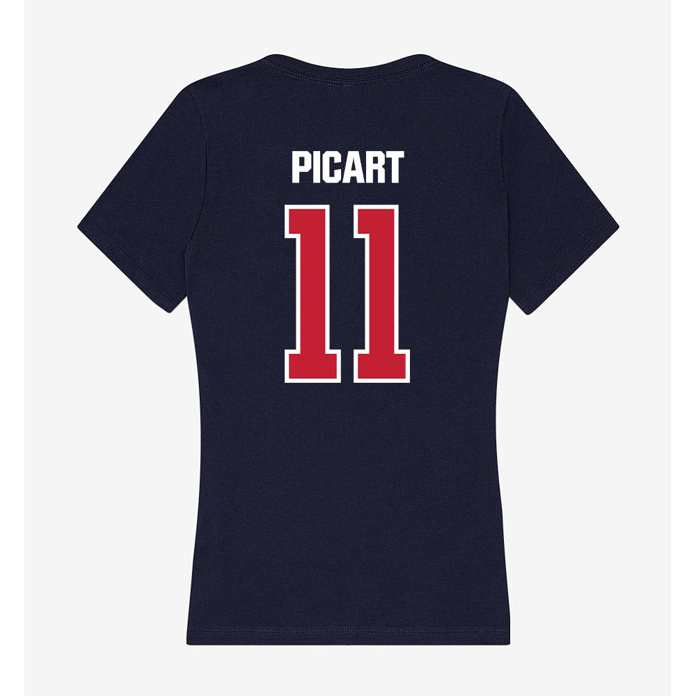 Richmond - NCAA Men's Lacrosse : Daniel Picart - Women's V-Neck T-Shirt-1